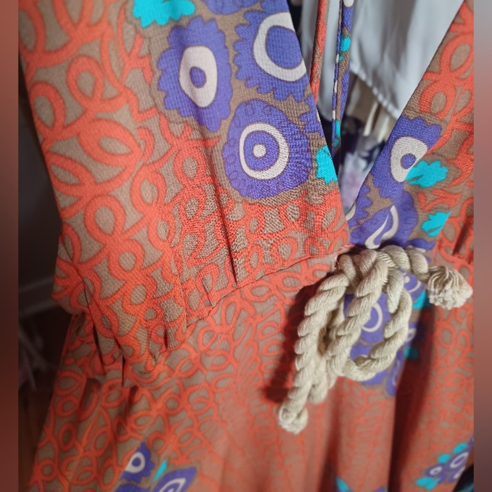 NWT Trisha Fix STUNNING Flowy Halter Maxi!! - Picture 1 of 10